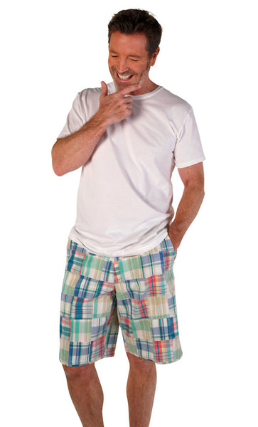 Men's Madras Bermuda Shorts - Cape
