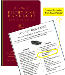 Cape Madras featured in the Filthy Rich Handbook!