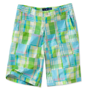 Girl Plaid Bermuda Shorts Baby Girl Lurex Plaid Bermuda Shorts Set