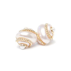 Whelk Shell Earrings